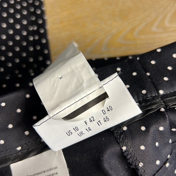 AKRIS PUNTO Franca Polka-Dot Stretch Polka-Dot Pants 10 - Picture 14 of 14